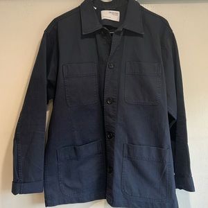 Selected Homme size L navy work jacket